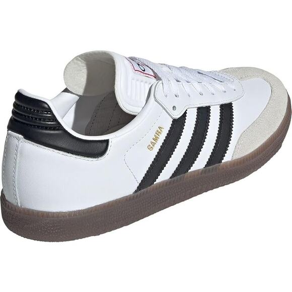 NWT adidas Samba Indoor Shoes White/Black/Vivid Red Men’s 7.5 - Picture 5 of 6